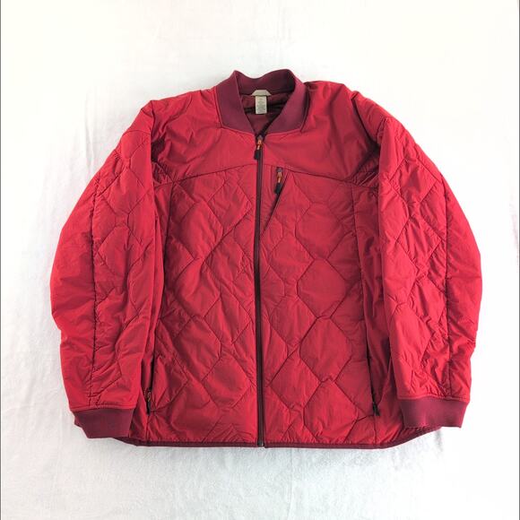 Duluth Trading Agiloft Soft Shell Puffer Jacket Men's 3XL GorpCore Red on Red - Picture 1 of 10